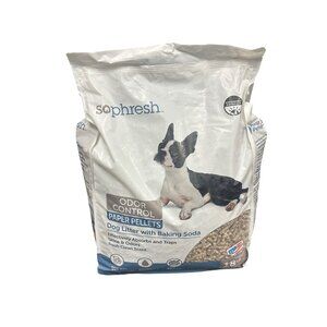 Sophresh Odor Control Paper Pellets Dog Litter With Baking Soda 18 Lb Bag Absorb